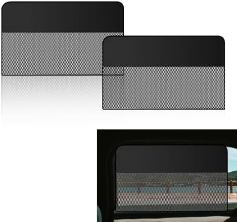 Magnetic Car Window Shades 2PCS Rear Side Windows, UV Protection Sun Block by Unknown