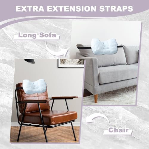 Adjustable Neck Pillow for Recliner, Headrest Pillow for Chair & Couch Support - Image 5