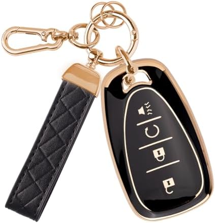 Rislobx Key Fob Cover Fit for Chevy Key, Car Key Case Protector for Volt Bolt by Rislobx