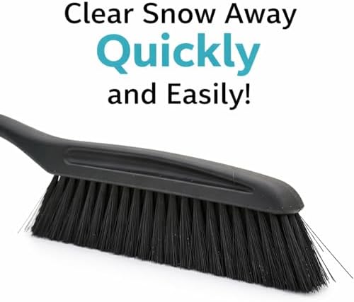 24" Snow Brush & Ice Scraper for Car Durable Plastic Snow Scraper and Car Ice - Image 7