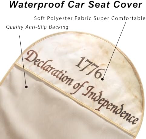 Car Seat Cover Protector Front Seats, - Image 4