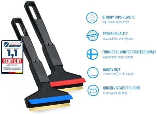 L&P Car Design A053-2 Set of 2 Pieces ice Scraper Murska 210mm ice Scraper - Image 6