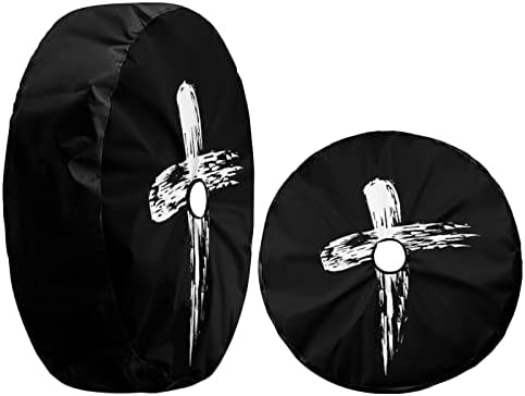 Jesus Cross God Spare Tire Cover - Image 3