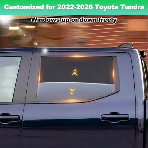 Tundra Window Shades 2022-2026, Rear Side Mesh - Image 4