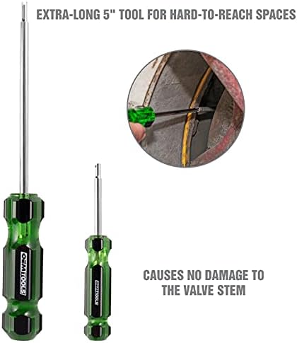 OEMTOOLS 22589 2 Piece Tire Valve Core Tool Set - Image 3