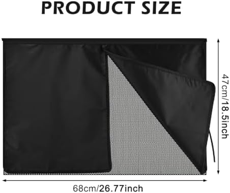 2 Pack Car Window Shades, 26.8" x 18.5", 10 Powerful Magnets, Dual-Layer 2-in-1 - Image 2
