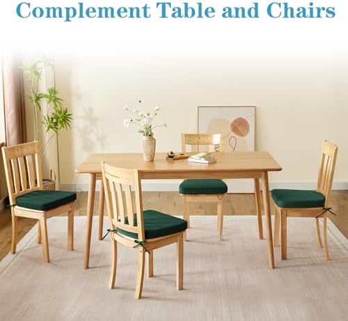 IASEAHK Chair Cushions for Dining Chairs Set of 4, Non Slip Kitchen Chair Pads - Image 6