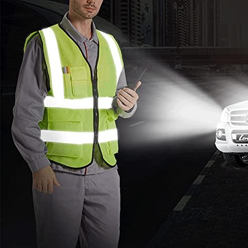 XIAKE Reflective Safety Vest for Men & Women High Visibility Class 2 Vest - Image 3