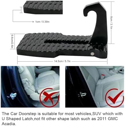 Car Foot Pedal Foldable Car Door Auxiliary Step Pedal Universal Car Off Road - Image 3