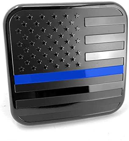 MULL USA Flag Metal Hitch Cover Plug - Image 3