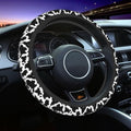 Cow Steering Wheel Covers Non Slip Neoprene Steering Wheel Protector Cover by KUOAICY