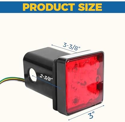 Trailer Hitch Covers, Hitch Light, Car Accessories Trailer Hitch Light - Image 2