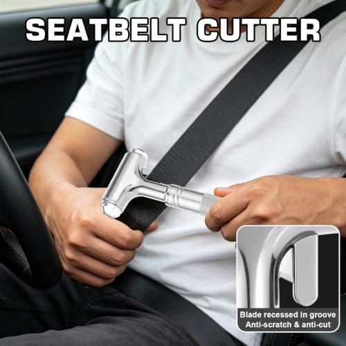Window Breaker, Car Emergency Escape Hammer - Image 4