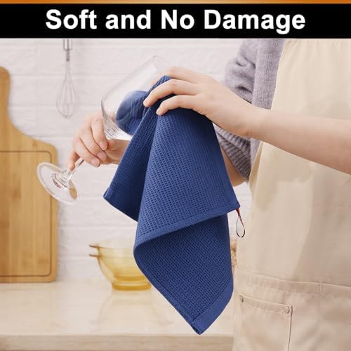 Homaxy 100% Cotton Waffle Weave Dish Cloths, 6 Pack - Image 4