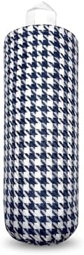 Plastic Bag Holder, Wall Mount Grocery Bag Dispenser, Yarn-dyed Houndstooth by HDDahua