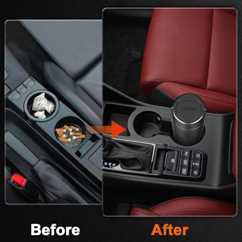 Car Trash Can, Leakproof Mini Car Garbage Can Cup Holder - Image 7