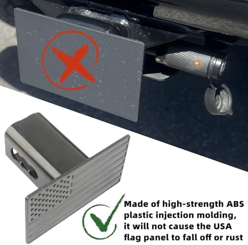 American Flag Trailer Hitch Cover - Image 2