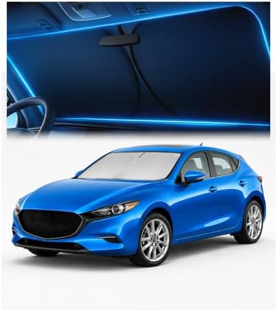 Magnelex Windshield Sun Shade for Mazda 3 2010-2013, Foldable Car Window by Magnelex