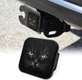 2 Inch Black Cat Trailer Hitch Cover Rubber Receiver Tube Plug Cap, Tow Hitch by Unknown