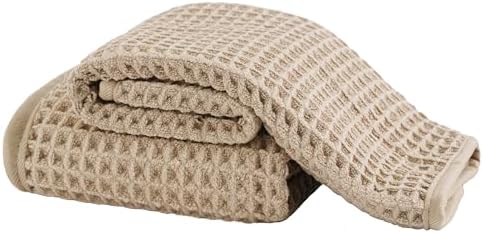 Microfiber Waffle Face Towels, 2 Pieces, Fast Drying, Lint Free 430 GSM by Unknown
