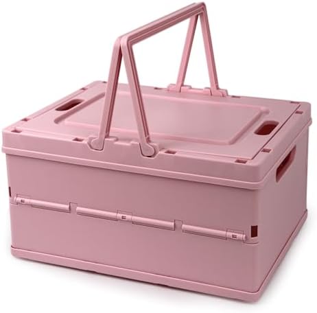 Collapsible Storage Crate with Lid by Vivikivi