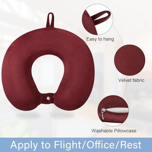 Travel Neck Pillow Memory Foam Neck Pillows - Image 2