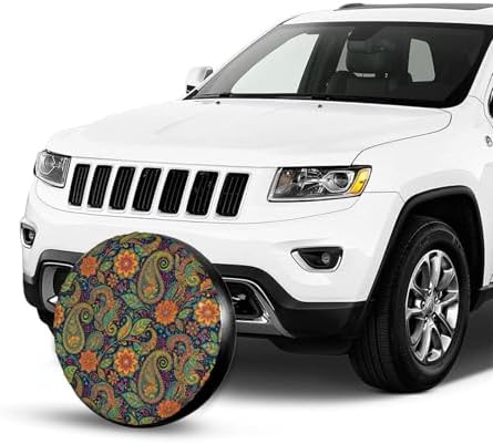 Paisley Spare Tire Cover Wheel Protector Universal Fit - Image 2