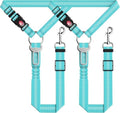 Seyezo Dog Car Seat Belt for Car, 2 Piece Set Retractable Dog Car Harness by Seyezo