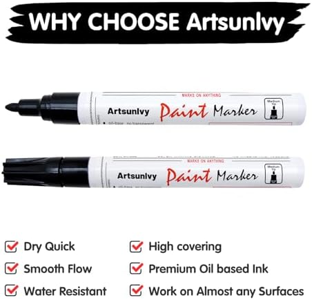 Artsunlvy Permanent Paint Pens Paint Markers - Image 6