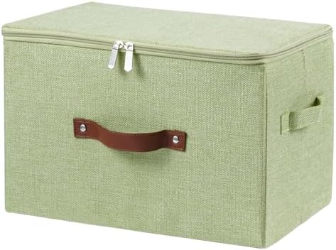 Storage Bins with Zipper Lids Decorative Lidded Baskets Boxes by VinneGenzz