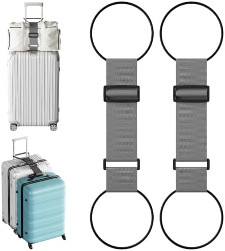 2 Pcs Luggage Connector Straps Bungee by Unknown