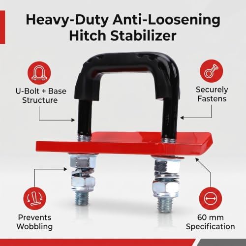 Karlak Hitch Tightener Anti Rattle Clamp Heavy Duty Stabilizer - Image 5