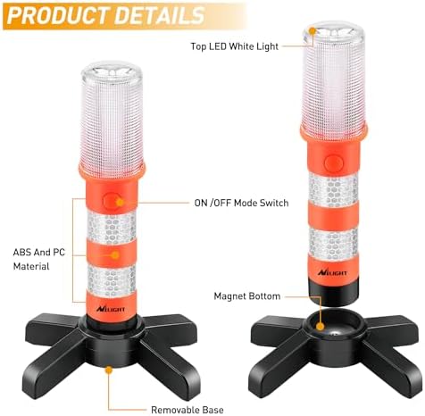 Nilight LED Emergency Roadside Lights - Image 4