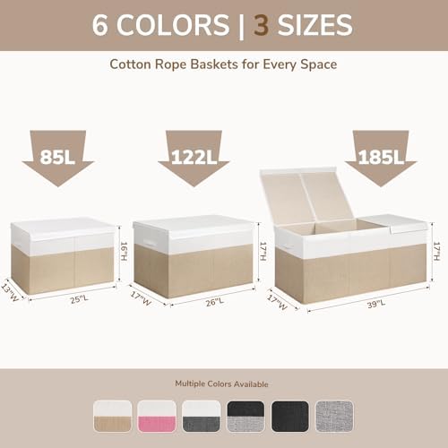 INDRESSME 122L Large Toy Storage Box - Image 7