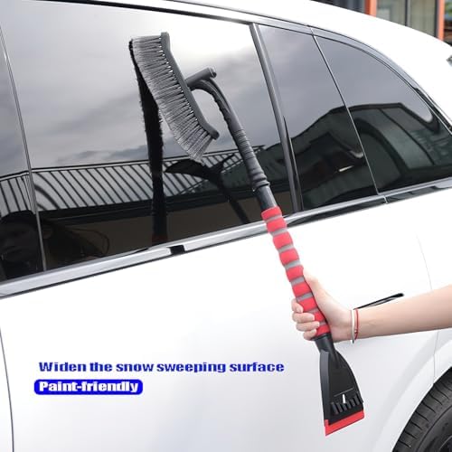 Car Snow Shovel, car Mounted Telescopic defrosting Shovel, Snow Brush 2-in-1 - Image 4