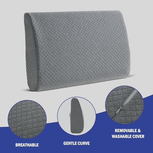 HOMBYS Lumbar Support Pillow for Recliner Chair, Memory Foam Back Support - Image 5