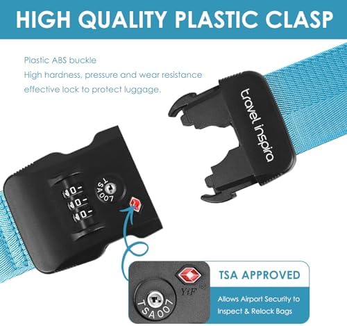 Travel Inspira Heavy Duty Luggage Straps - Image 6
