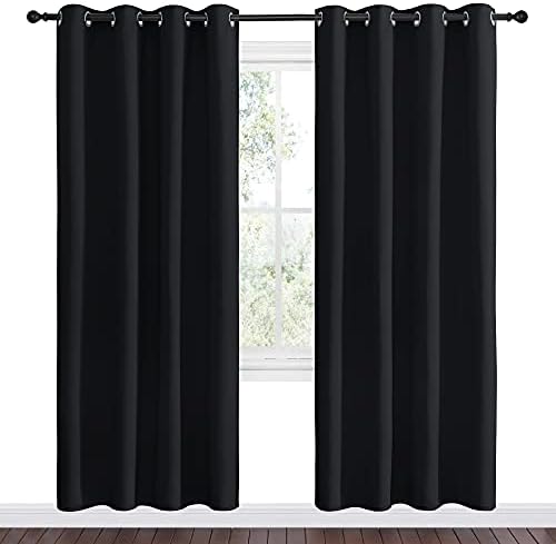 NICETOWN Black Blackout Curtains - Image 2