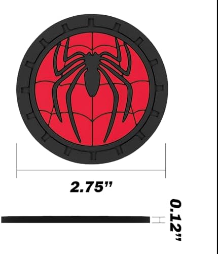 Cup Holder Insert Coaster for Marvel Spiderman2 Fans, Anti Slip Car Cup Coaster - Image 4
