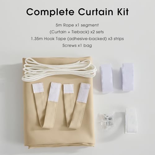 NICETOWN 2 Panels Rod-Free Outdoor Curtains - Image 6