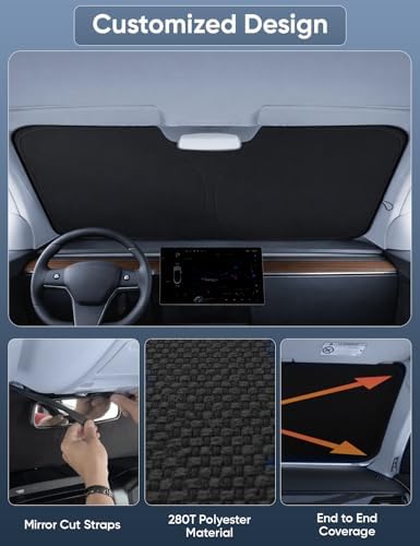 Windshield Sunshade Fit for Toyota Grand Highlander 2024-2024 - Image 2