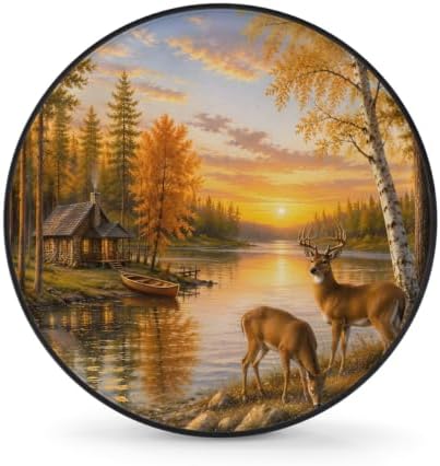 Fall Spare Tire Cover Waterproof Dust-Proof Spare Wheel Covers by Unknown
