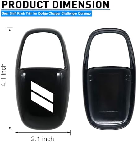 Gear Shift Knob Head Cover for Dodge Durango Accessories 2016-2025 2026 - Image 5