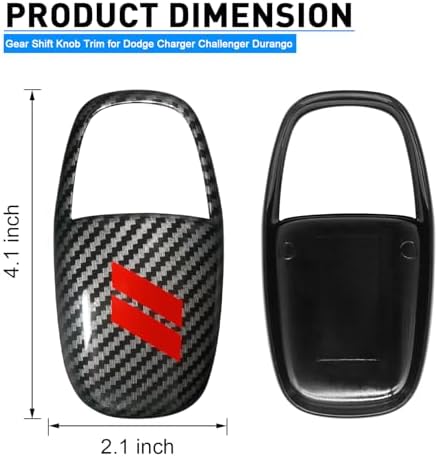 Gear Shift Knob Head Cover for Dodge Durango Accessories 2016-2025 2026 - Image 5