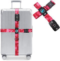 Travelkin Luggage Straps TSA Approved, Suitcase Straps by MoreThanTravel