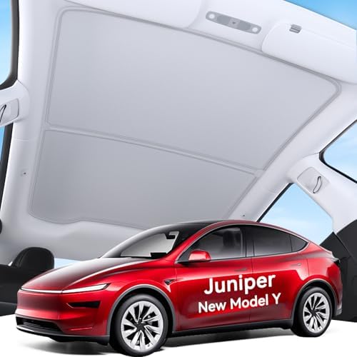 2026 Upgrade Sunshade Roof for Tesla Model Y Juniper, 1:1 Fit Heat Insulation by SUMK