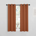 NICETOWN Burnt Orange Window Curtains Blackout Drapes, Thermal Insulated Solid by NICETOWN