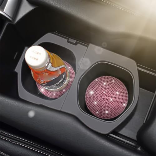 Osilly 2PCS 2.75 Inch Rhinestone Cup Holder Coasters - Image 5