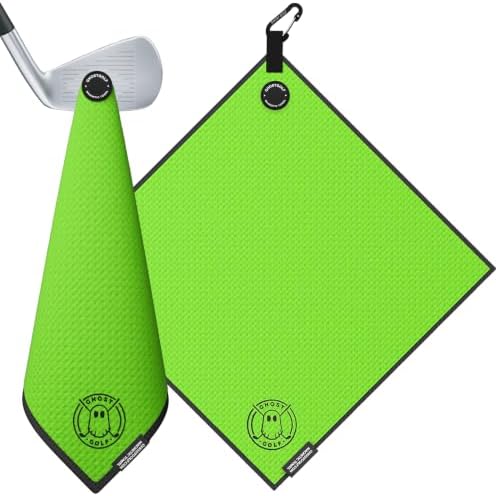 Ghost Golf Magnetic Towel, Ultra-Absorbent Microfiber Golf Towel by GhostGolf