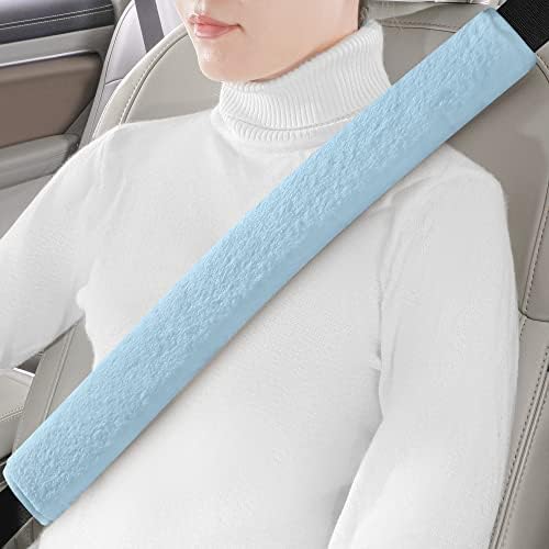 LACDL Extra Long Seatbelt Cover Super Soft Furry by LeadingAComfortableDrivingLife